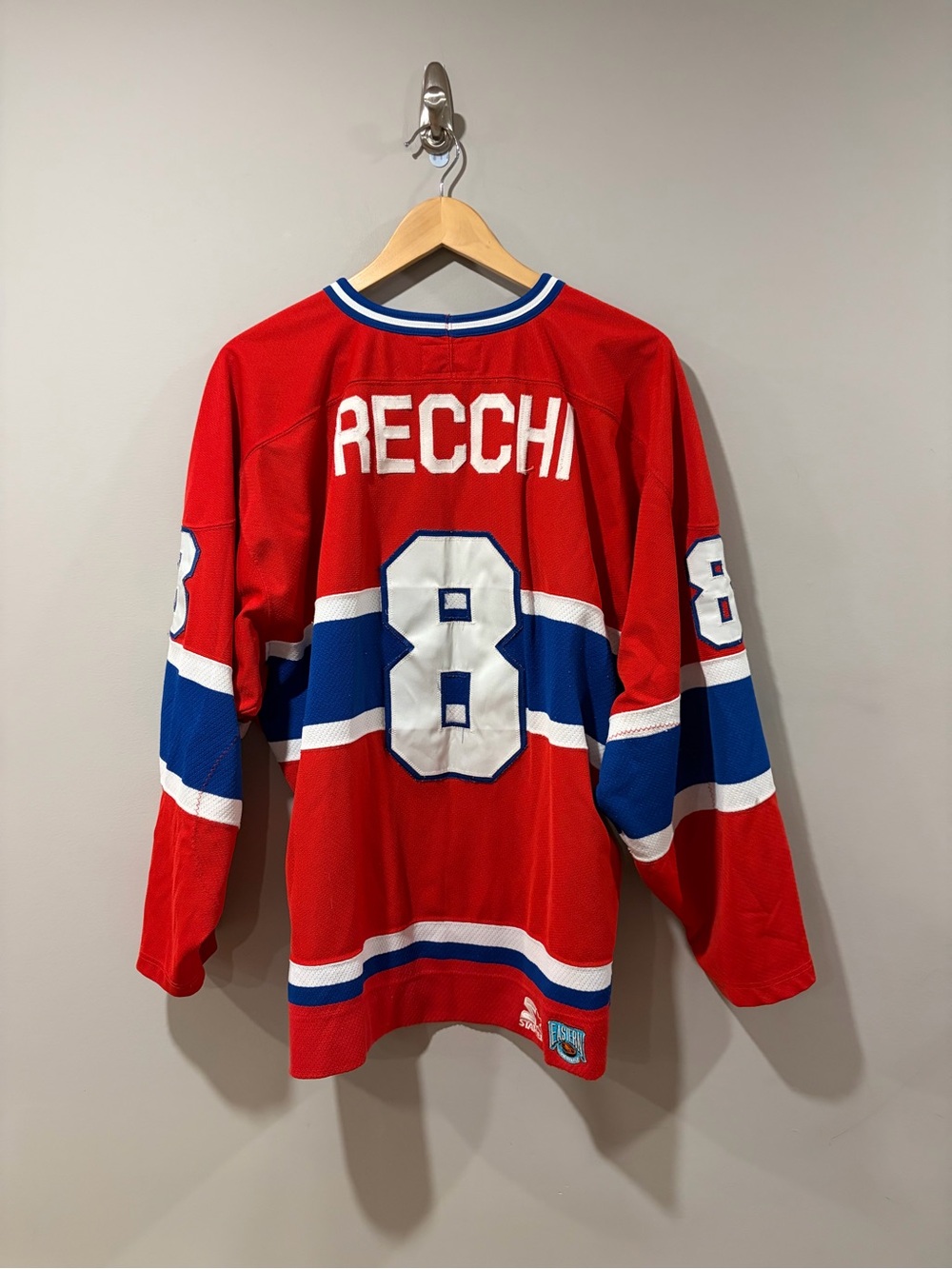 Vintage Montreal Canadiens Mark Recchi #8 Starter NHL Hockey Jersey - Picture 2 of 11